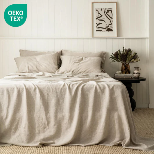 Oeko-Tex® 100% Natural Linen Bedset